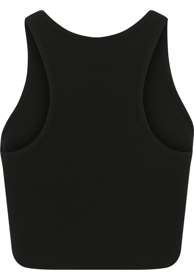 URBAN CLASSICS Tanktop »Urban Classics Damen Ladies Cropped Rib Top 2-Pack« 1 Stk.