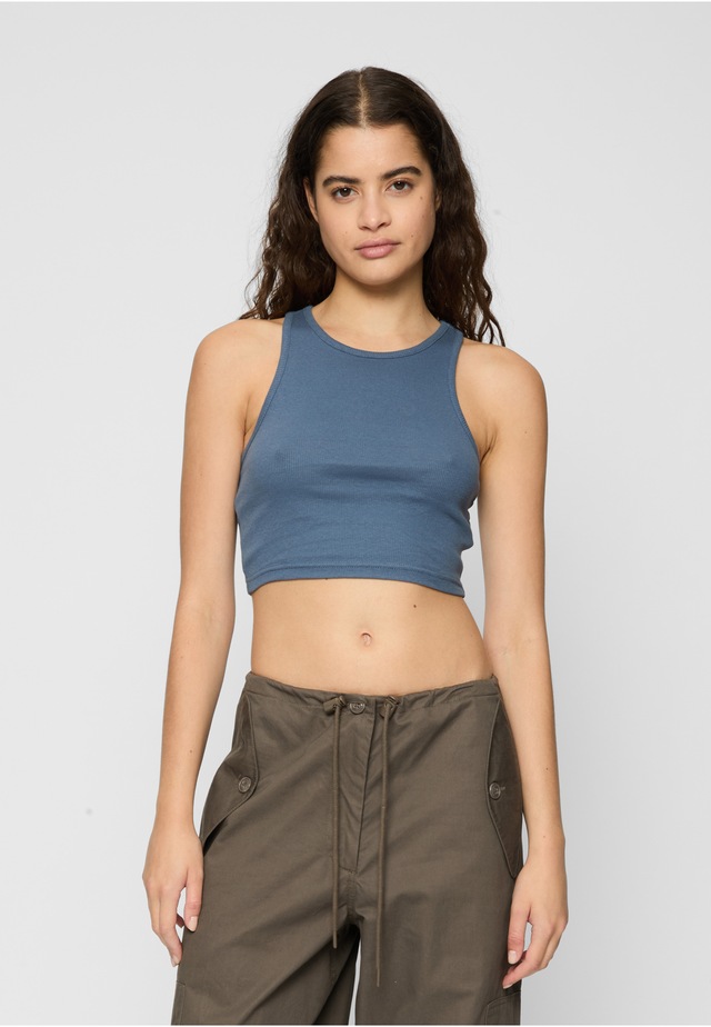 URBAN CLASSICS Tanktop »Urban Classics Damen Ladies Cropped Rib Top 2-Pack« 1 Stk.
