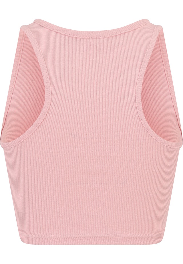 URBAN CLASSICS Tanktop »Urban Classics Damen Ladies Cropped Rib Top 2-Pack« 1 Stk.