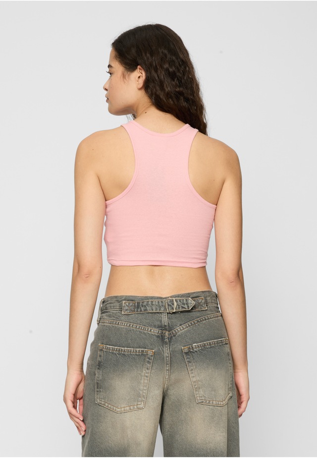 URBAN CLASSICS Tanktop »Urban Classics Damen Ladies Cropped Rib Top 2-Pack« 1 Stk.