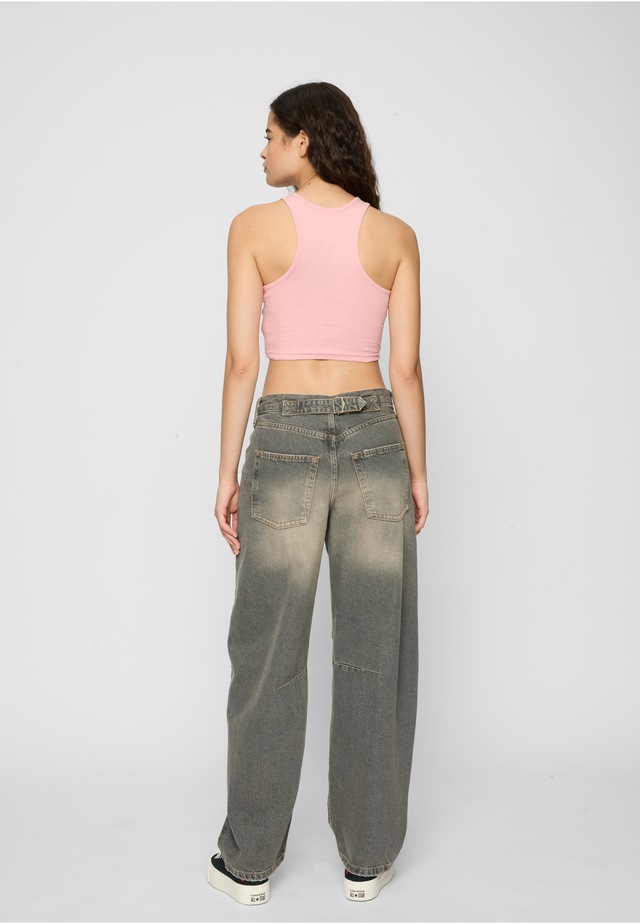 URBAN CLASSICS Tanktop »Urban Classics Damen Ladies Cropped Rib Top 2-Pack« 1 Stk.