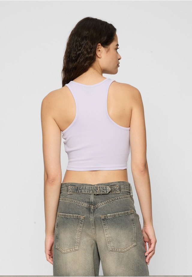 URBAN CLASSICS Tanktop »Urban Classics Damen Ladies Cropped Rib Top 2-Pack« 1 Stk.
