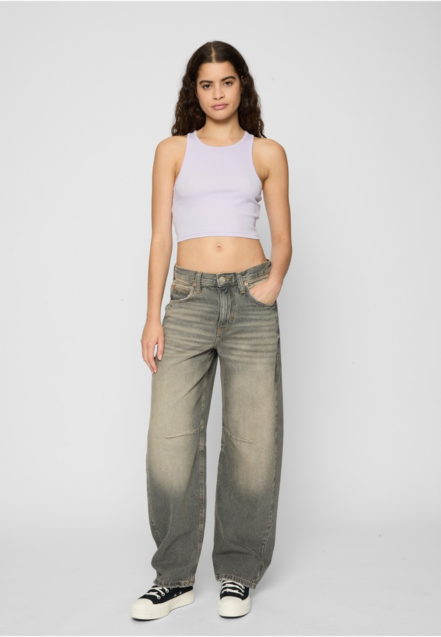 URBAN CLASSICS Tanktop »Urban Classics Damen Ladies Cropped Rib Top 2-Pack« 1 Stk.