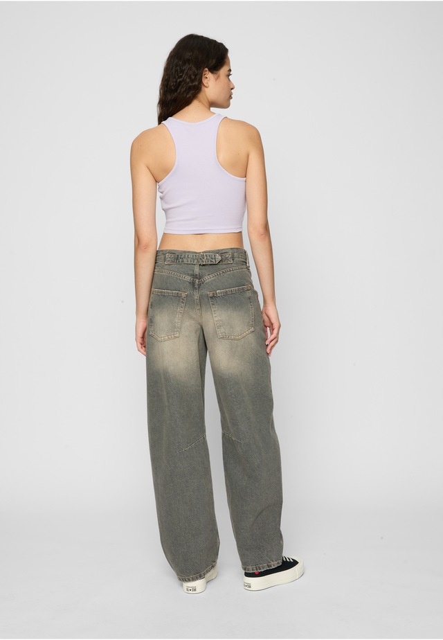 URBAN CLASSICS Tanktop »Urban Classics Damen Ladies Cropped Rib Top 2-Pack« 1 Stk.