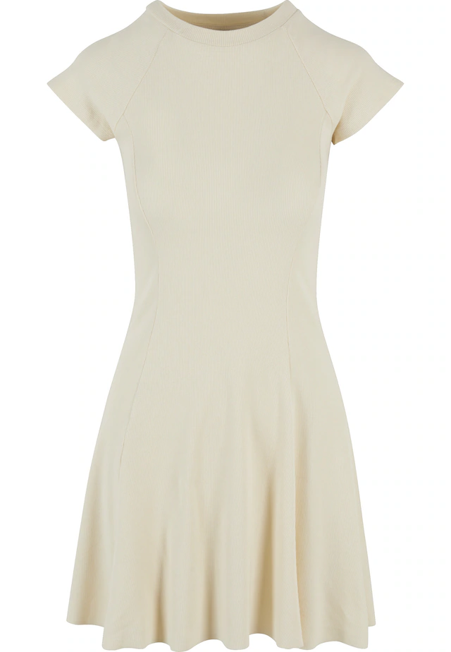 URBAN CLASSICS Shirtkleid »Urban Classics Damen Ladies Skater Rib Dress« 1 Stk. tlg.