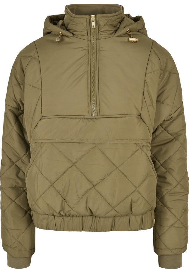 URBAN CLASSICS Winterjacke »Urban Classics Damen« 1 Stk. tlg. mit Kapuze