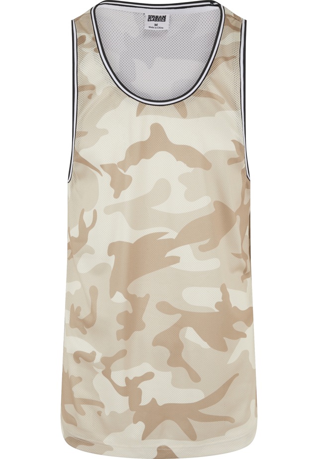 URBAN CLASSICS Tanktop »Urban Classics Herren Camo Mesh Tanktop« 1 Stk.