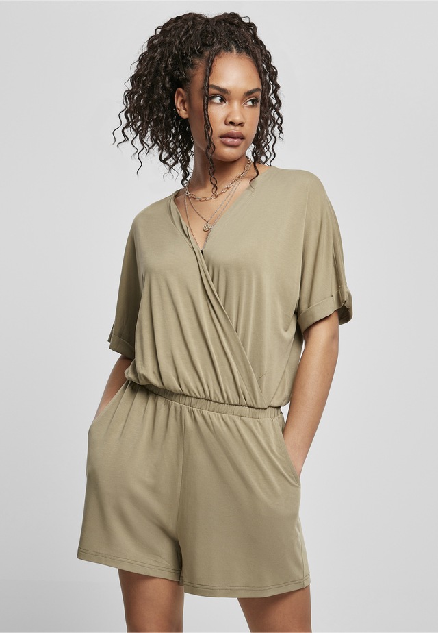 URBAN CLASSICS Jumpsuit »Urban Classics Damen Ladies Short Modal Jumpsuit« 1 Stk.