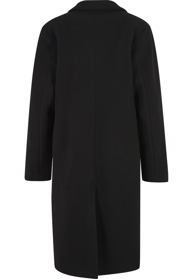 URBAN CLASSICS Winterjacke »Urban Classics Ladies Basic Coat« 1 Stk. tlg. ohne Kapuze