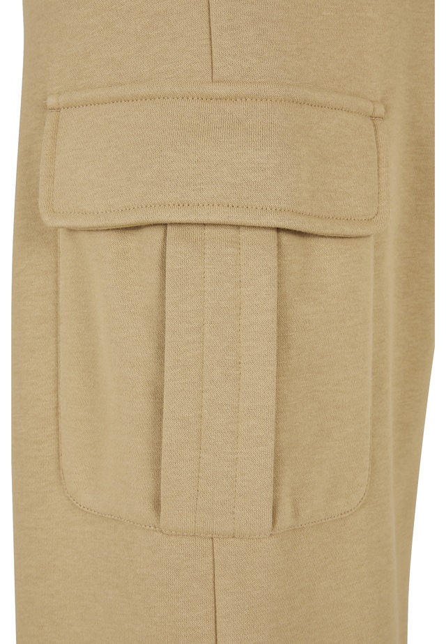 URBAN CLASSICS Sweathose »Urban Classics Damen Ladies Highwaist Wide Leg Cargo Terry Pants«