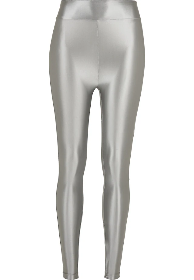 URBAN CLASSICS Leggings »Urban Classics Damen Ladies Highwaist Shiny Metallic Leggings«