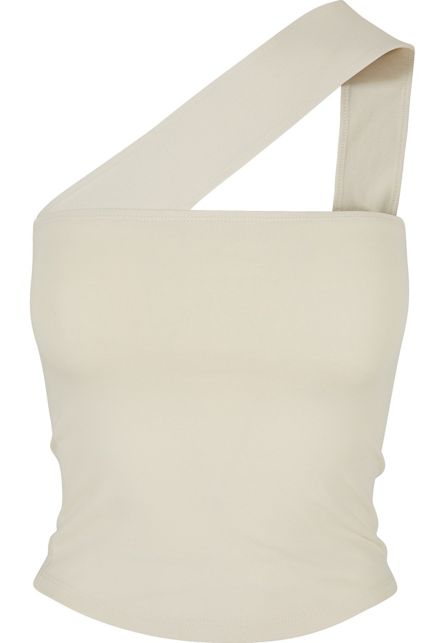 URBAN CLASSICS Tanktop »Urban Classics Damen Ladies One Strap Top« 1 Stk.