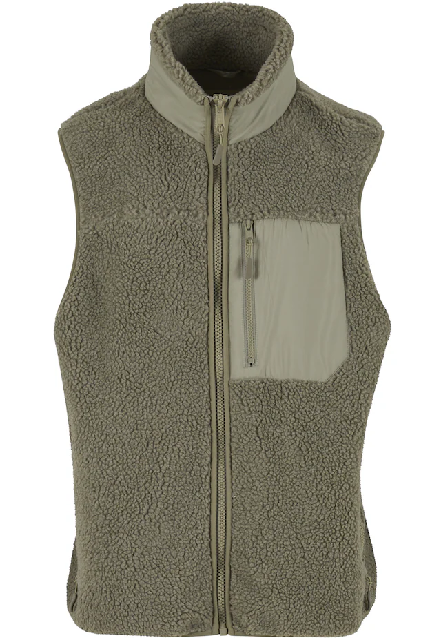 URBAN CLASSICS Steppweste »Urban Classics Sherpa Vest« 1