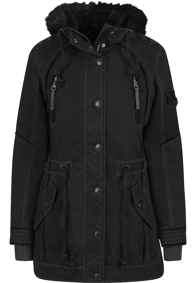 Brandit Parka »Brandit Brandit Women Emma Winterparka« 1 Stk. tlg. mit Kapuze