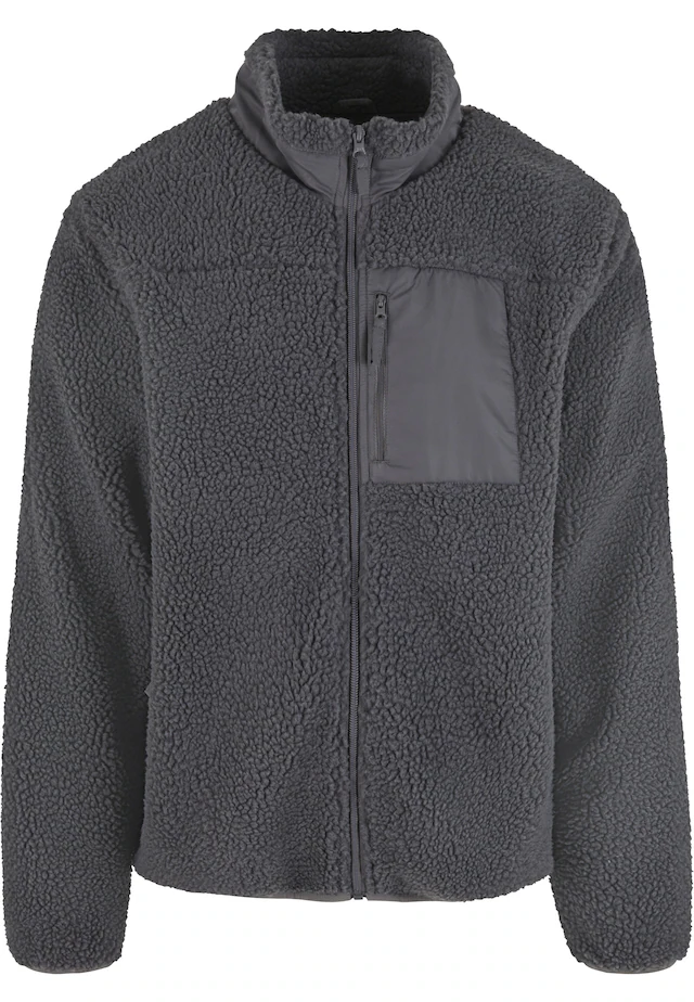 URBAN CLASSICS Steppmantel »Urban Classics Teddy Jacket With Stand Up Collar«