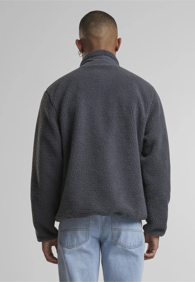 URBAN CLASSICS Steppmantel »Urban Classics Teddy Jacket With Stand Up Collar«