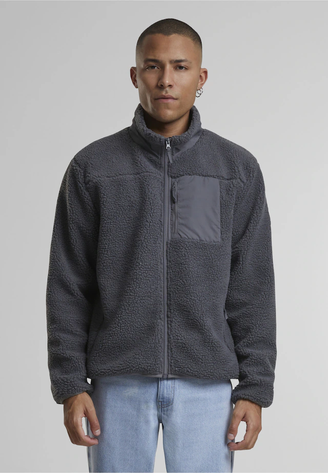 URBAN CLASSICS Steppmantel »Urban Classics Teddy Jacket With Stand Up Collar«