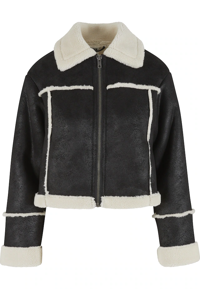 URBAN CLASSICS Wintermantel »Urban Classics Ladies Shearling Jacket«
