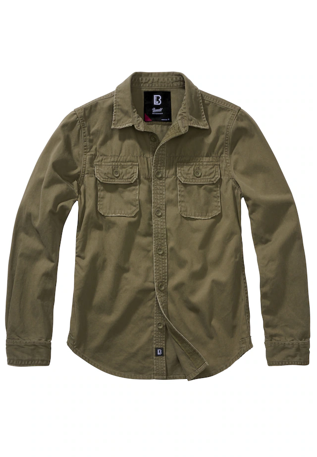 Brandit Businesshemd »Brandit Damen Ladies Vintageshirt Longsleeve« 1 Stk.
