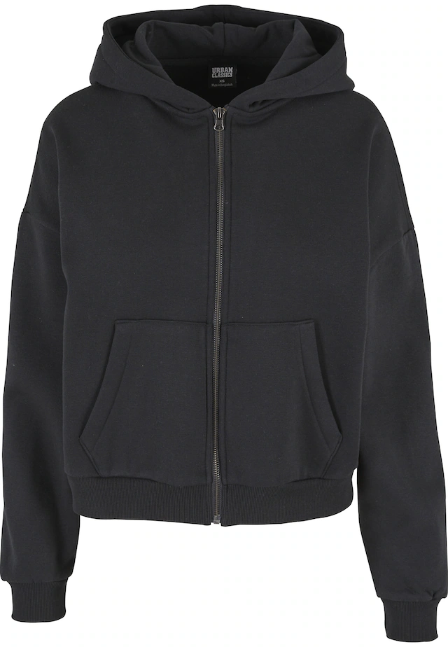 URBAN CLASSICS Sweatjacke »Urban Classics Damen Ladies Boxy Zip Hoody«