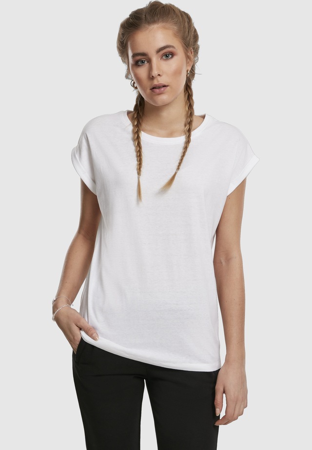 URBAN CLASSICS T-Shirt »Urban Classics Damen Ladies Extended Shoulder Tee 2-Pack« 1 Stk.
