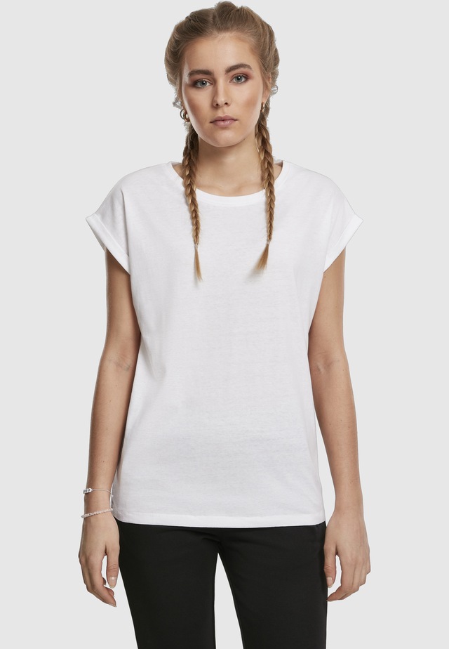 URBAN CLASSICS T-Shirt »Urban Classics Damen Ladies Extended Shoulder Tee 2-Pack« 1 Stk.