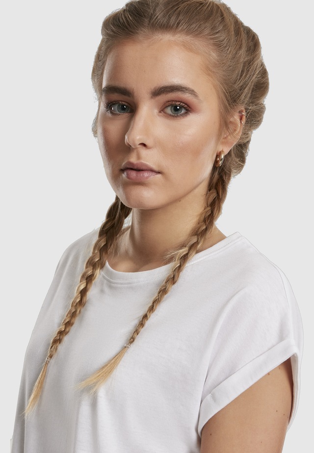 URBAN CLASSICS T-Shirt »Urban Classics Damen Ladies Extended Shoulder Tee 2-Pack« 1 Stk.