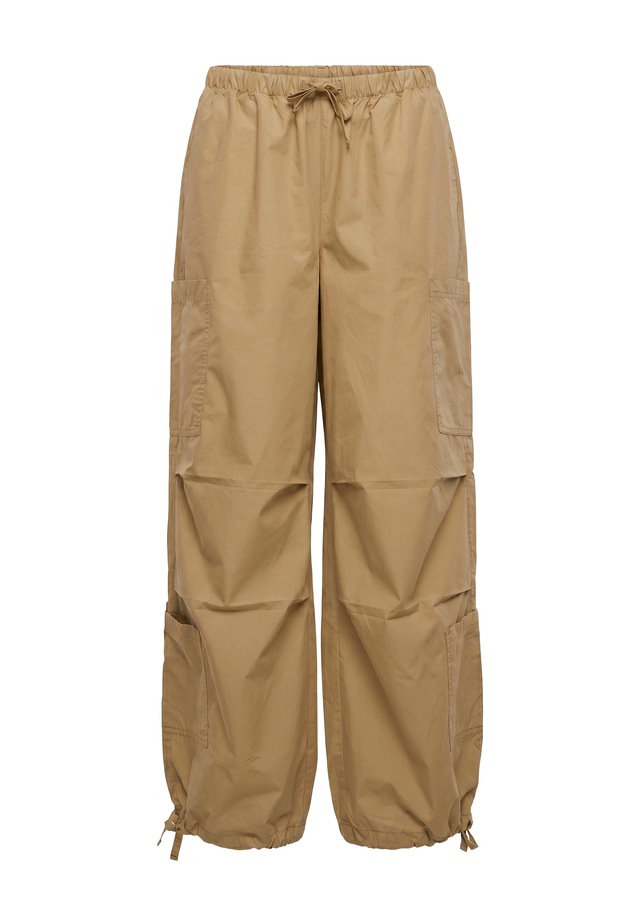 URBAN CLASSICS Cargohose »Urban Classics Ladies Cotton Cargo Parashute Pants«