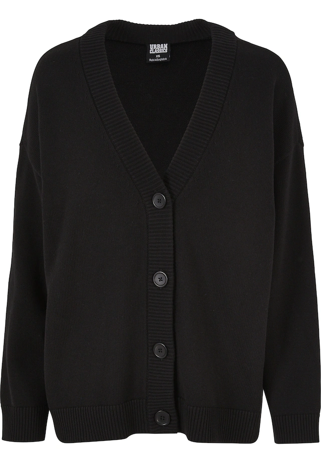 URBAN CLASSICS Strickjacke »Urban Classics Damen Ladies Big Oversized Cardigan« 1 Stk.