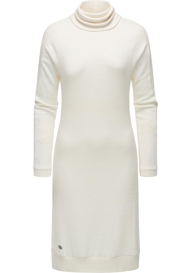 Ragwear Jerseykleid »Peona« Ohne Taschen Modisches Damen Pulloverkleid mit Rollkragen