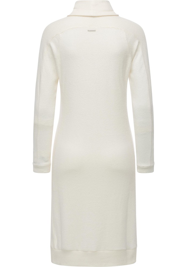 Ragwear Jerseykleid »Peona« Ohne Taschen Modisches Damen Pulloverkleid mit Rollkragen