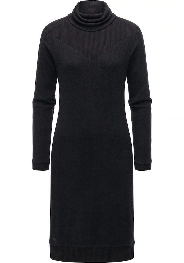Ragwear Jerseykleid »Peona« Ohne Taschen Modisches Damen Pulloverkleid mit Rollkragen