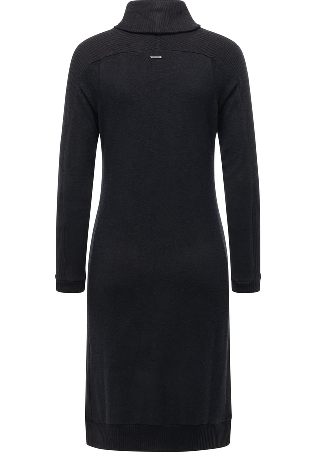 Ragwear Jerseykleid »Peona« Ohne Taschen Modisches Damen Pulloverkleid mit Rollkragen
