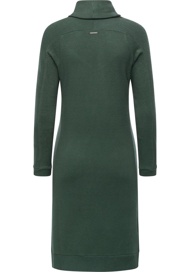 Ragwear Jerseykleid »Peona« Ohne Taschen Modisches Damen Pulloverkleid mit Rollkragen