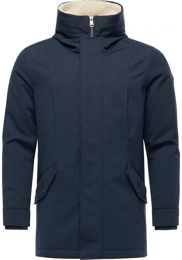 Ragwear Kurzmantel »Mr Cany YOUMODO« Wasserdichter Herren Wintermantel mit Kapuze