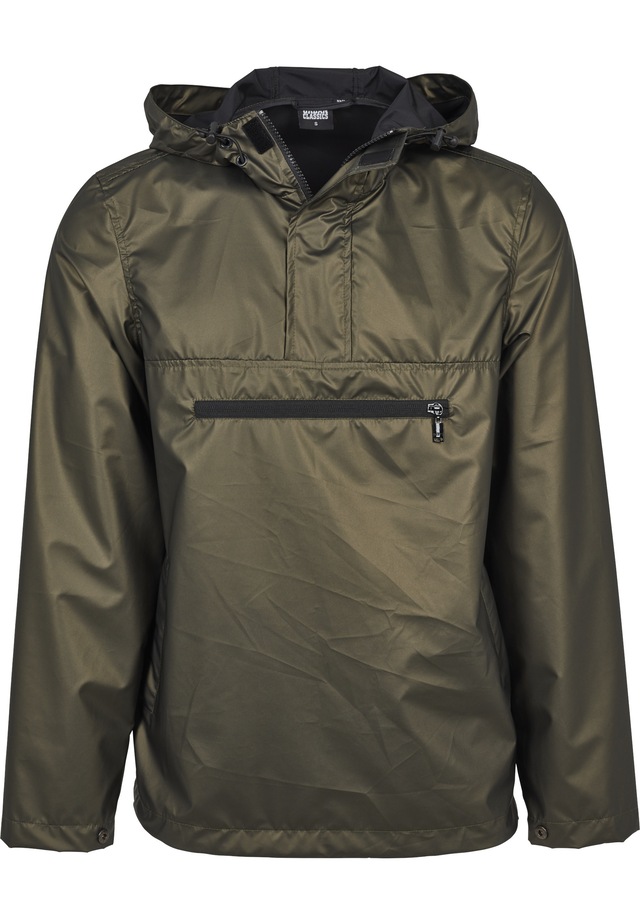 URBAN CLASSICS Langmantel »Urban Classics Herren Light Pull Over Jacket«
