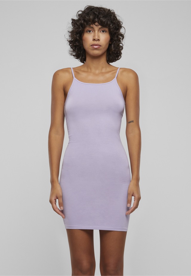URBAN CLASSICS Shirtkleid »Urban Classics Damen Ladies Stretch Jersey Slim Dress« 1 Stk. tlg.