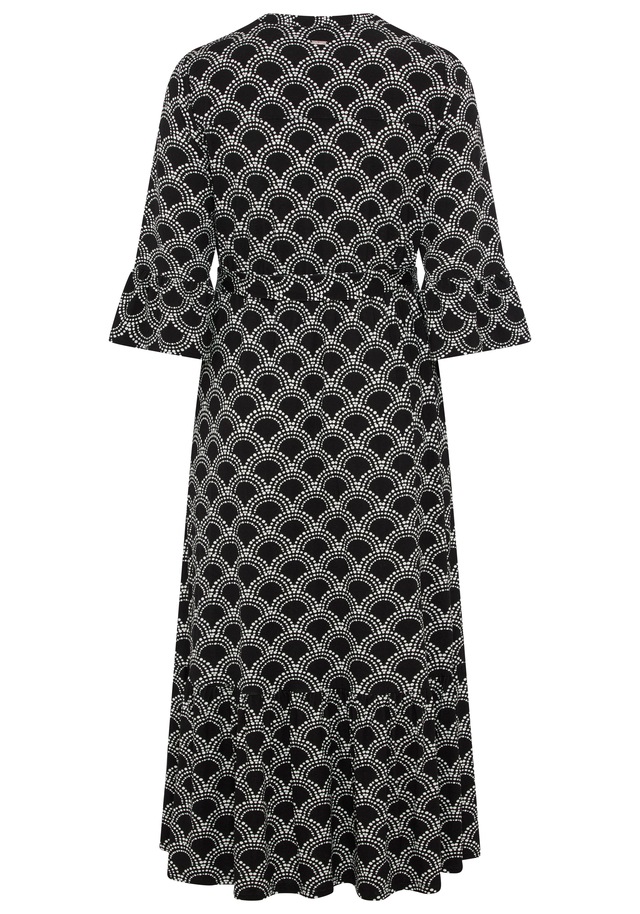 Laura Scott CURVE Maxikleid »Große Größen« Maxikleid knöchellang, aus elastischer Viskosemischung