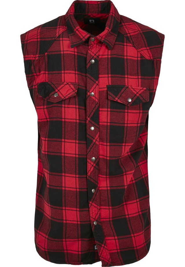 Brandit Jerseyweste »Brandit Herren Checkshirt Sleeveless« 1 Stk.