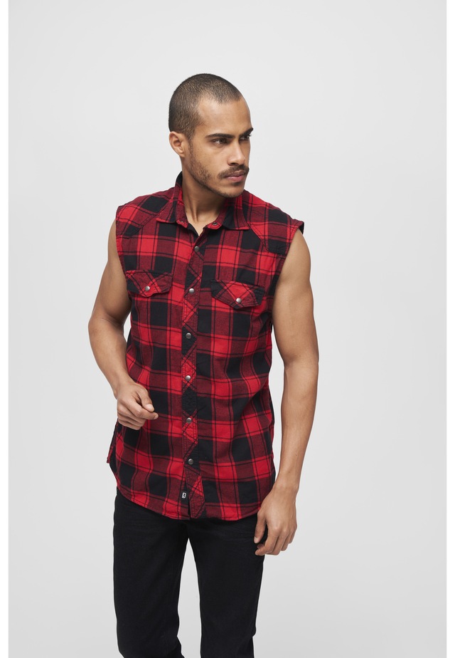 Brandit Jerseyweste »Brandit Herren Checkshirt Sleeveless« 1 Stk.
