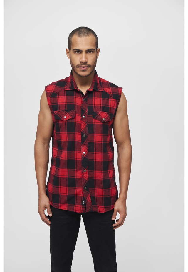 Brandit Jerseyweste »Brandit Herren Checkshirt Sleeveless« 1 Stk.