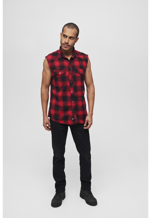 Brandit Jerseyweste »Brandit Herren Checkshirt Sleeveless« 1 Stk.