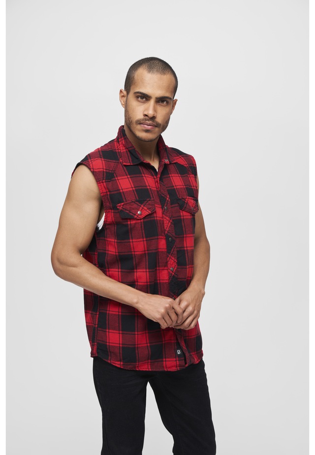 Brandit Jerseyweste »Brandit Herren Checkshirt Sleeveless« 1 Stk.