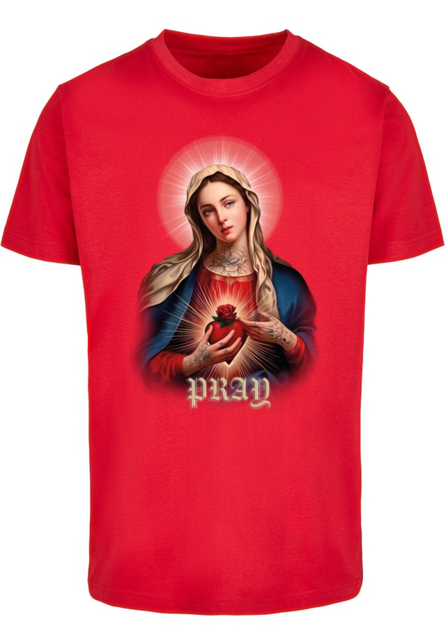 MisterTee T-Shirt »MisterTee Herren Praying Mary Tee« 1 Stk.