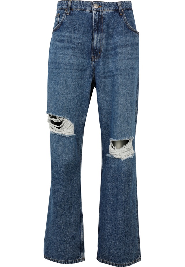 2Y Studios »2Y Studios 2Y Anduin Ripped Baggy Jeans«