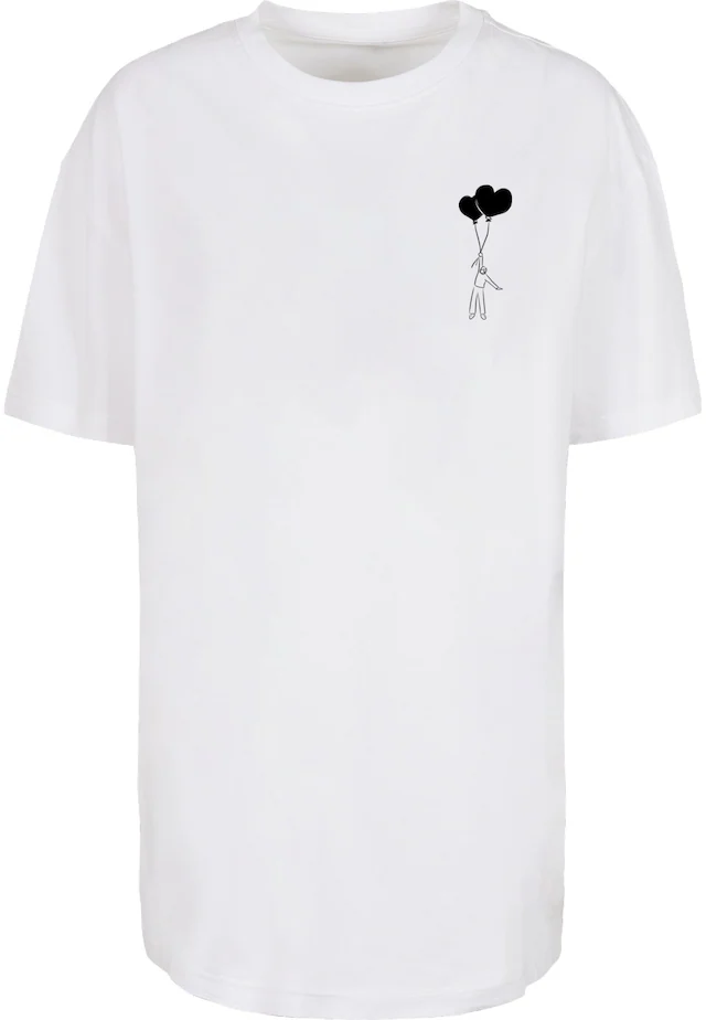 Merchcode T-Shirt »Merchcode Damen Ladies Love In The Air Oversized Boyfriend Tee« 1 Stk.
