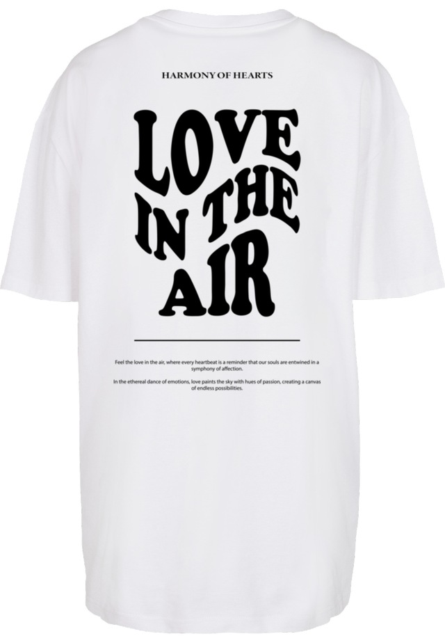 Merchcode T-Shirt »Merchcode Damen Ladies Love In The Air Oversized Boyfriend Tee« 1 Stk.