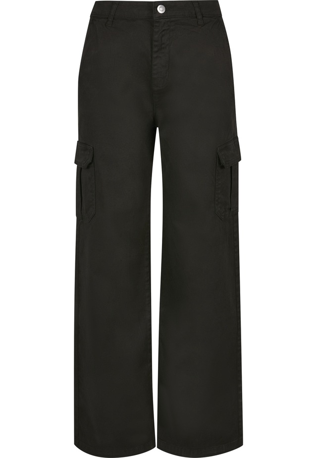 URBAN CLASSICS Stoffhose »Urban Classics Damen Ladies High Waist Straight Cargo Pants«