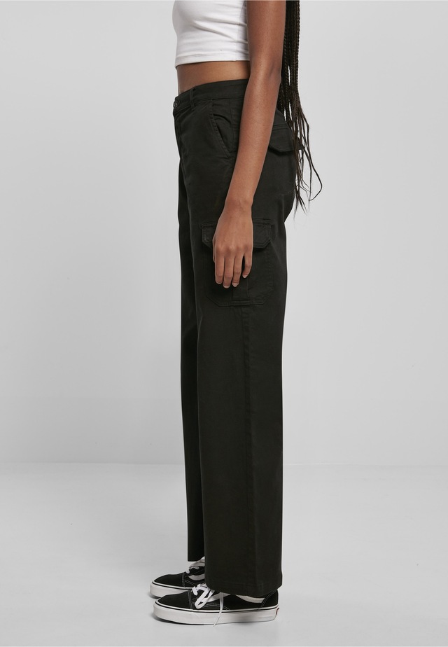 URBAN CLASSICS Stoffhose »Urban Classics Damen Ladies High Waist Straight Cargo Pants«