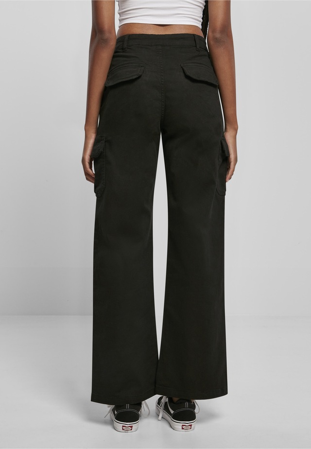 URBAN CLASSICS Stoffhose »Urban Classics Damen Ladies High Waist Straight Cargo Pants«